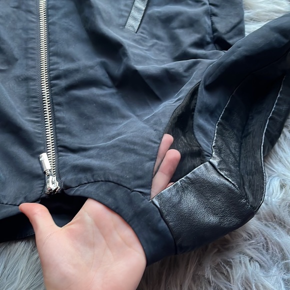 Stella and Jamie Jacket Sheer Cut Out Genuine Leather - Picture 9 of 9